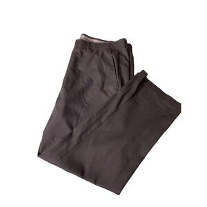 Pro Tour Mens Gray Dress Pants 36 in 30 in Pro Tour Golf Flat Front Straight Leg